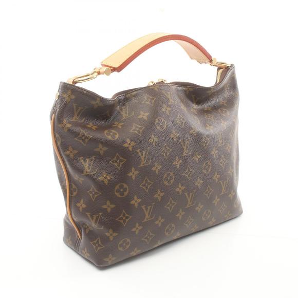 Louis Vuitton Brown Monogram Sully PM Shoulder Leather Bag - Picture 1 of 9